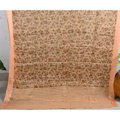 Pure Tissue Kalamkari Chiffon Saree