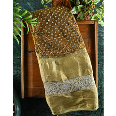 Pure Georgette Banaras Bandhani Saree