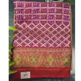 Pure Georgette Bandhani with Patola Border saree