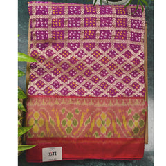Pure Georgette Bandhani with Patola Border saree