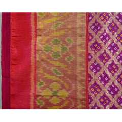 Pure Georgette Bandhani with Patola Border saree