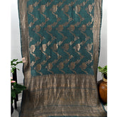 Pure Georgette Banaras Bandhani Saree