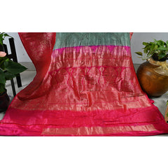 Pure Georgette Banaras Bandhani Saree