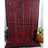 Tusser with Kantha Work saree