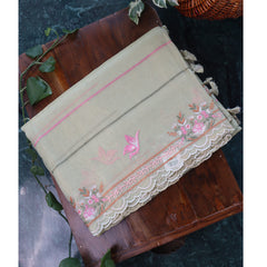 Organza With Thread Work saree